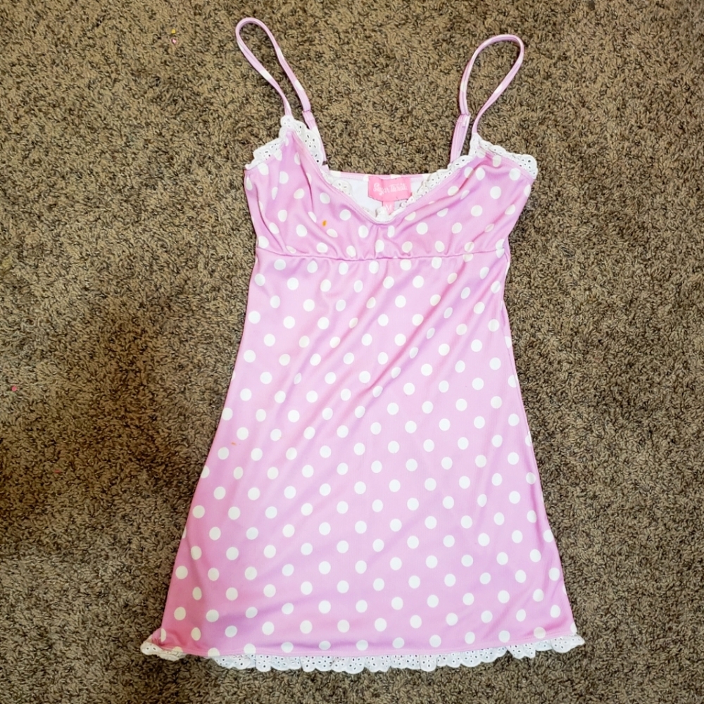 SugarThrillz polka mini dress